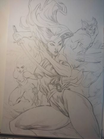 Image of X-Men Pencil Sketch