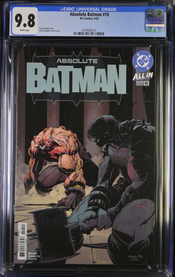 Image of Absolute Batman #10 CGC 9.8