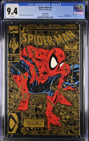 Image of Spider-Man #1 Gold Edition CGC 9.4