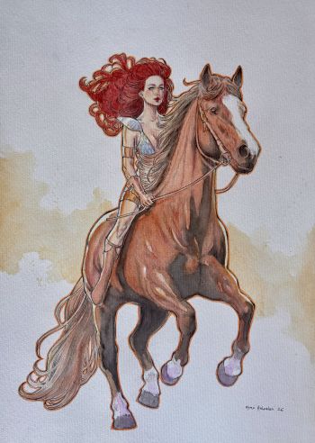 Image of Red Sonja 11x17