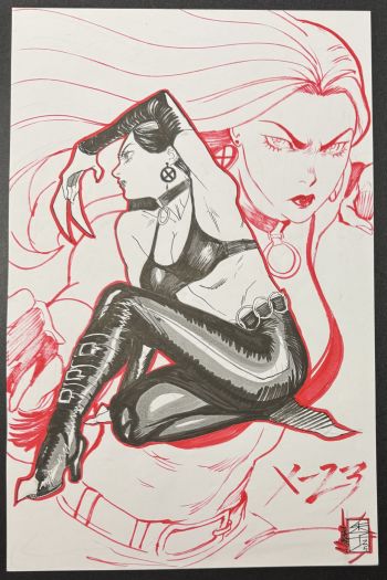 Image of X-23 Laura Kinney Wolverine by Alfredo Cardona