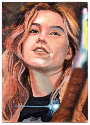 Image of Milly Alcock as Supergirl Sketch card