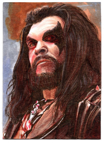 Image of Jason Momoa as Lobo Sketch Card