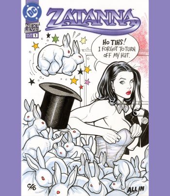 Image of Zatanna #1 Sketch Cover by Frank Cho