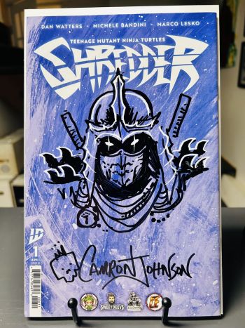 Image of TMNT Shredder #1 Variant Original Sketch by Camron Johnson