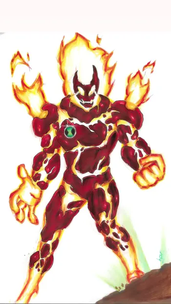 Image of Heartblast Batman Fan Art