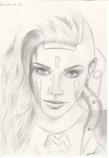 Image of Batman #108 Variant Cover Pencil Art by Carla Cohen