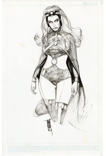 Image of Storm Original Art Commission by Alex Maleev