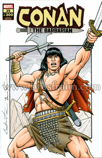 Image of CONAN The Barbarian Sketch Cover by the Fraim Bros!