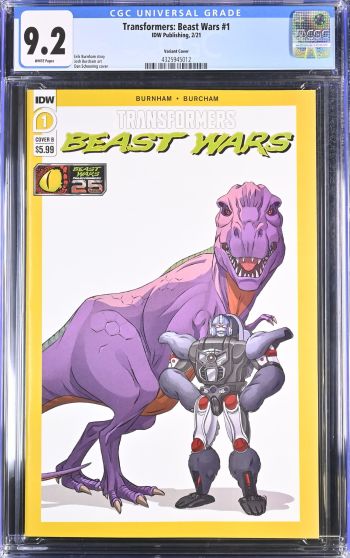 Image of Transformers: Beast Wars #1 Variant Cover CGC 9.2