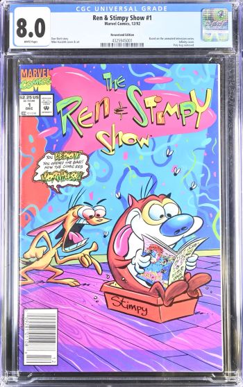 Image of Ren & Stimpy Show #1 CGC 8.0