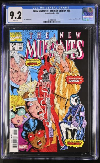 Image of New Mutants: Facsimile Edition #98 CGC 9.2
