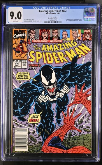 Image of Amazing Spider-Man #332 CGC 9.0