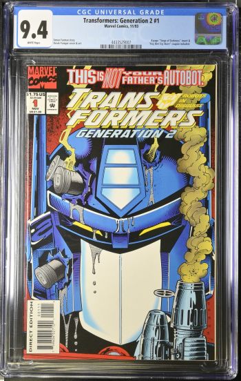 Image of Transformers: Generation 2 #1 CGC 9.4