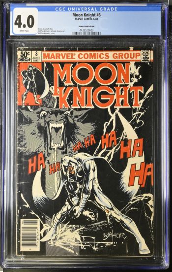 Image of Moon Knight #8 CGC 4.0