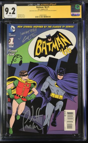 Image of Batman '66 #1 CGC 9.2 Signed by Jonathan Case & Jeff Parker
