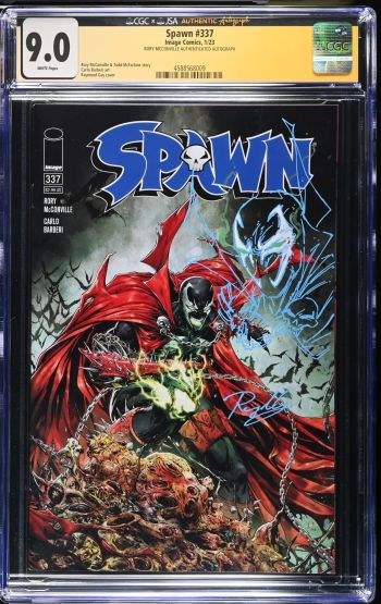 Image of Spawn #337 CGC 9.0 Signed by Rory McConville