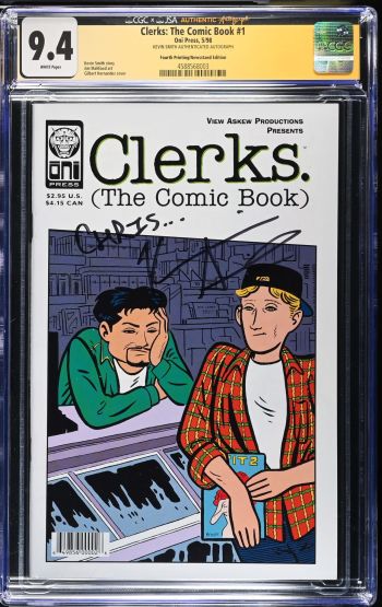Image of Clerks: The Comic Book #1 CGC 9.4 Signed by Kevin Smith