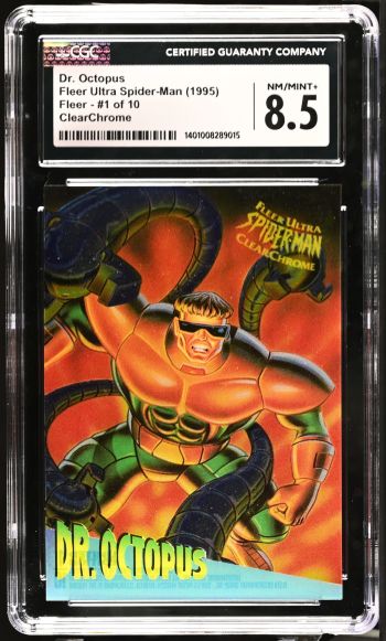 Image of Dr. Octopus #1 of 10 | Fleer Ultra Spider-Man | ClearChrome | CGC 8.5