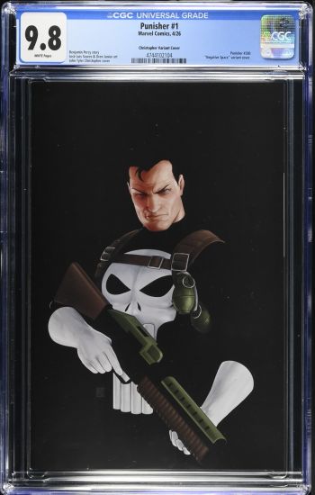 Image of Punisher #1 CGC 9.8 Christopher Variant Cover