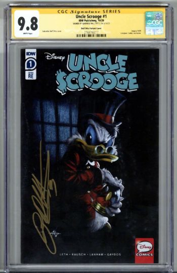 Image of UNCLE SCROOGE #1 CGC 9.8 SS SIGNED GABRIELE DELL'OTTO VARIANT DISNEY LOW POP
