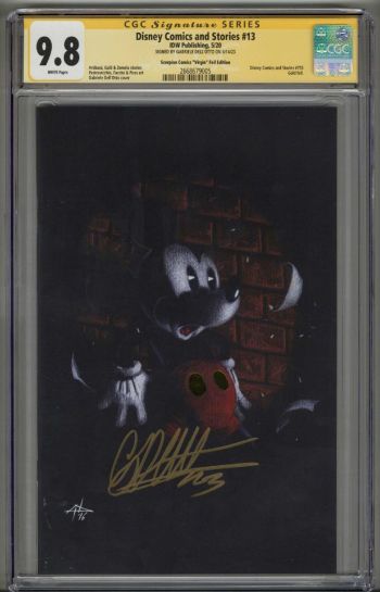 Image of DISNEY COMICS AND STORIES #13 CGC 9.8 SS SIGNED GABRIELE DELL'OTTO MICKEY MOUSE