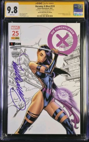 Image of Uncanny X-Men #510 CGC 9.8 Signed by J. Scott Campbell 