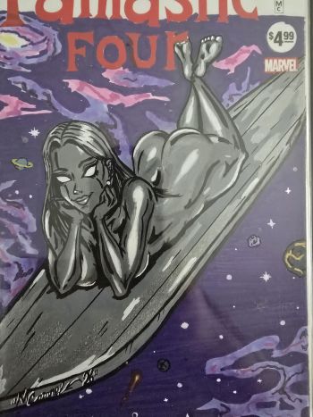 Image of Fantastic Four Silver Surfer Sketch Cover