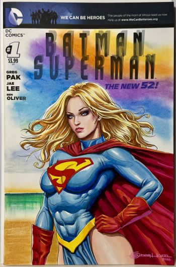 Image of Supergirl Sketch by Greg Horn