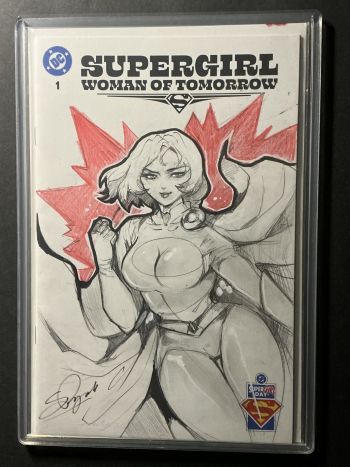 Image of Power Girl Sketch Cover by Sukesha Ray