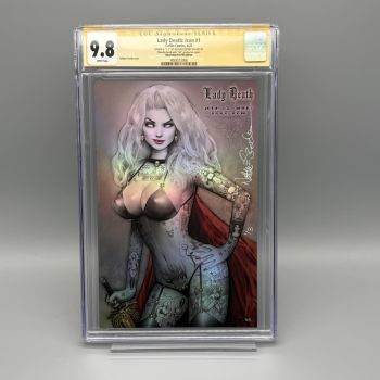 Image of Lady Death: Icon #1 CGC 9.8 Signed by Nathan Szerdy