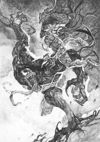 Image of 2019 MARVEL COMICS _VENOM #17 Original Art