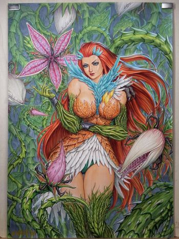 Image of Absolute Batman #21 cover OA_Absolute Poison Ivy
