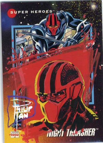 Image of Night Thrasher Remarked Card by Philip Tan