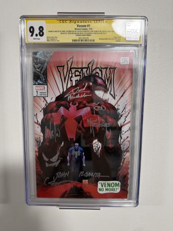 Image of Venom #1 CGC 9.8 Signed by John Romita