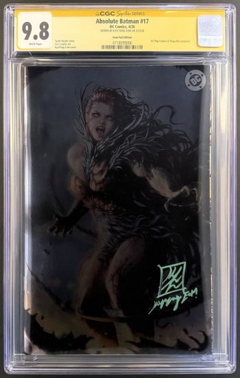 Image of ABSOLUTE BATMAN #17 CGC 9.8 SS SIGNED KYUYONG EOM EXCLUSIVE FOIL VARIANT LOW POP