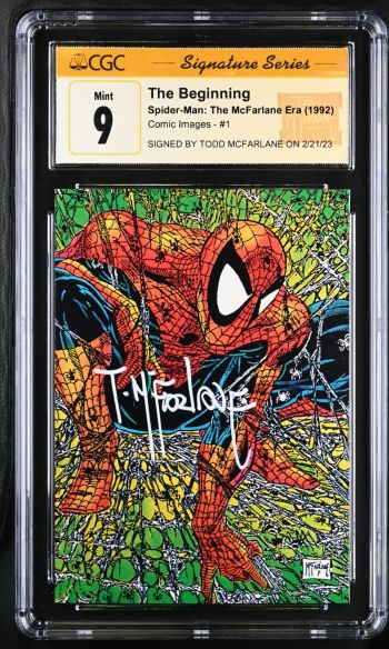 Image of The Beginning #1 CGC 9 Signed by Todd Mcfarlane