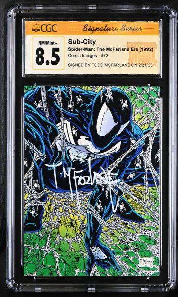 Image of Sub-City #72 CGC 8.5 Signed by Todd Mcfarlane