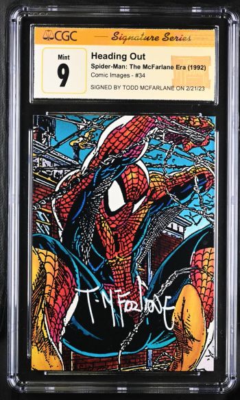 Image of Heading Out #34 CGC 9 Signed by Todd Mcfarlane