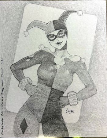Image of Leirix – Harley Quinn #60 Preliminary Sketch
