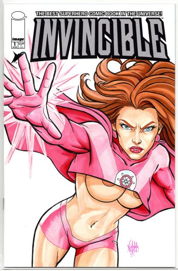 Image of Invincible #41 Atom Eve Sketch Cover