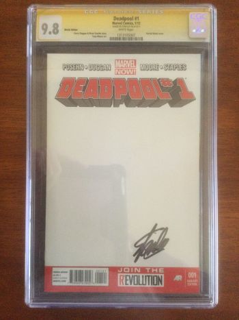 Image of Deadpool #1 Sketch Edition CGC 9.8