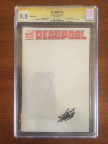 Image of Deadpool #50 Sketch Edition CGC 9.8 Signed