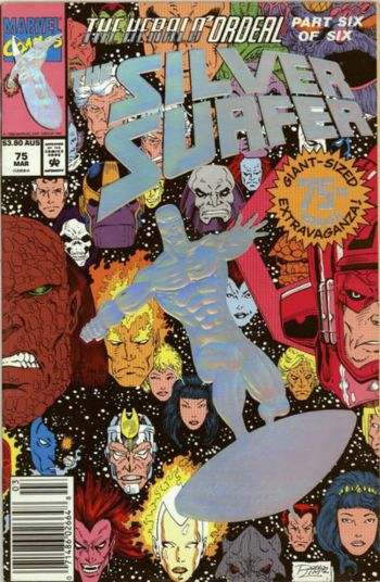 Image of Silver Surfer #75 Australian Variant (1993) NM- 9.2