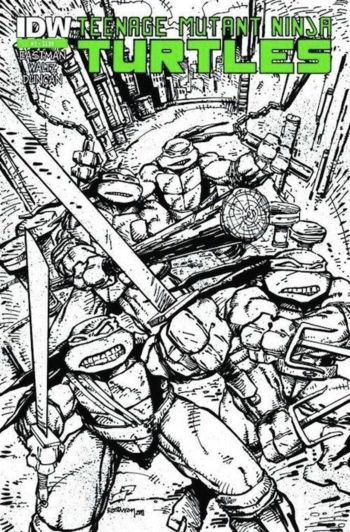 Image of Teenage Mutant Ninja Turtles #2 Third Print Cover (2011) FN/VF 7.0
