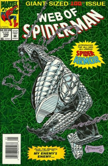 Image of Web of Spider-Man #100 Newsstand Edition (1993) NM- 9.2
