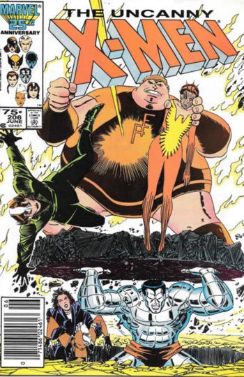 Image of The Uncanny X-Men #206 Newsstand Edition (1986) VF/NM 9.0