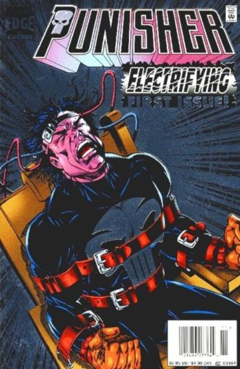 Image of Punisher #1 Direct Edition (1995) NM- 9.2