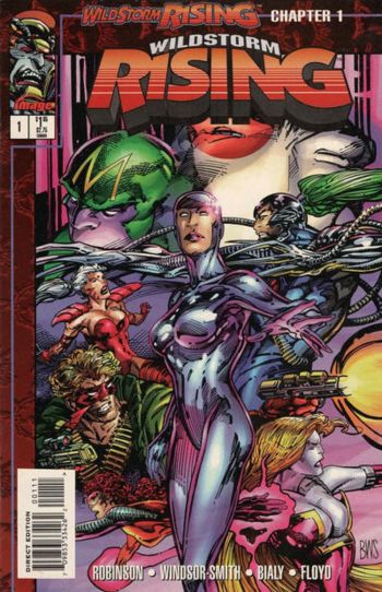 Image of Wildstorm Rising #1 Direct with UPC Box Variant (2025) NM- 9.2