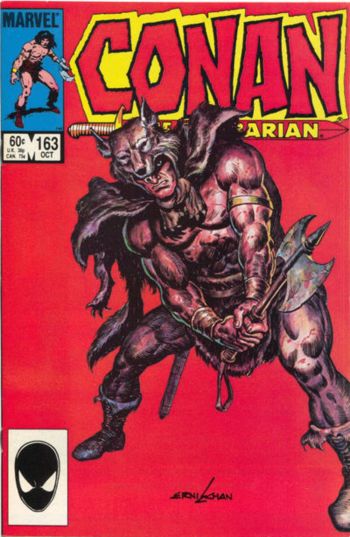Image of Conan the Barbarian #163 Direct Edition (1984) VF/NM 9.0